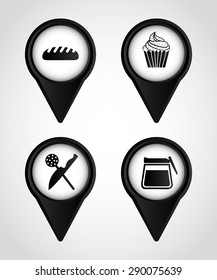 bakery icons design, vector illustration eps10 graphic 