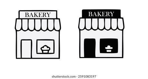 Bakery Icons Pack. Thin line icons set. Flaticon collection set. Simple vector icons