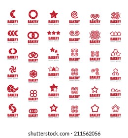  Bakery Icons Set - Isolated On White Background - Vector Illustration, Graphic Design Editable For Your Design  