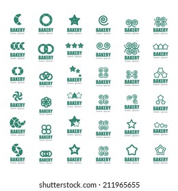 Bakery Icons Set - Isolated On White Background - Vector Illustration, Graphic Design Editable For Your Design  