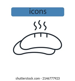 Bakery icons  symbol vector elements for infographic web