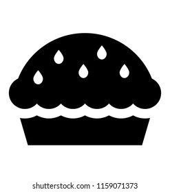 
A bakery item cupcake
