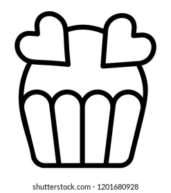 A bakery item cupcake