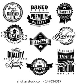 bakery label bake product food vintage frame bread icon old retro bakery labels collections bakery label bake product food vintage frame bread icon old classic group traditional cake background scene