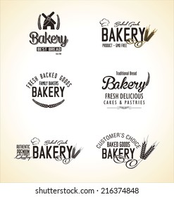 Bakery labels collection