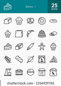 Bakery Line Icons