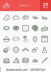 Bakery Line Icons