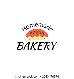 Bakery logo, badge, label, typography, icon and object