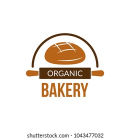 Bakery logo, badge, label, typography, icon and object