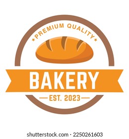 Bakery Logo Badges And Labels Stock Vector, isolated logo on white background.