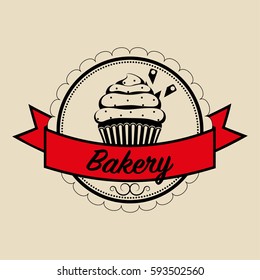 Bakery logo, banner, label
