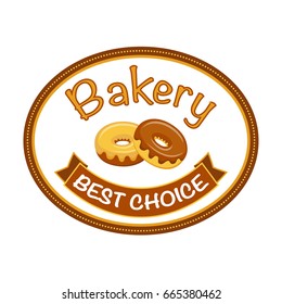 Bakery logo, banner, label.