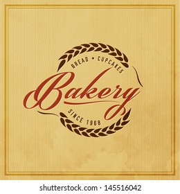 bakery logo bread background texture vector label design icon food bakery retro label vector design bakery logo bread background texture vector label design icon food classic star group coffee traditi