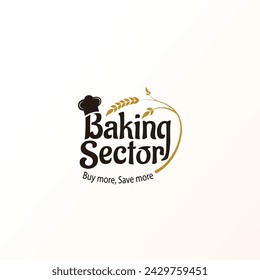 The bakery logo. Bread and baking emblem. Vintage bakery logo. Retro Bakery Logo Design Bake and Cake Pastry Simple Homemade Badge Template