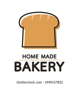 Bakery logo. Bread logo design. Bread on white background.