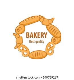 bakery, logo, bread house, icon, best quality, circle