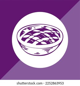 bakery logo and cake icon. assorted types of bakery and cake icons isolated on colorful background, delicious bread