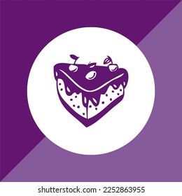 bakery logo and cake icon. assorted types of bakery and cake icons isolated on colorful background, delicious bread