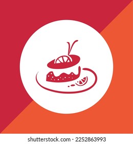 bakery logo and cake icon. assorted types of bakery and cake icons isolated on colorful background, delicious bread