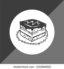 bakery logo and cake icon. assorted types of bakery and cake icons isolated on colorful background, delicious bread