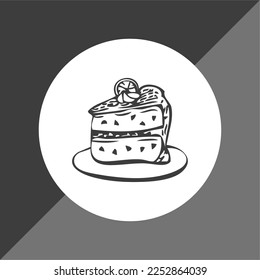 bakery logo and cake icon. assorted types of bakery and cake icons isolated on colorful background, delicious bread