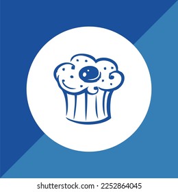 bakery logo and cake icon. assorted types of bakery and cake icons isolated on colorful background, delicious bread