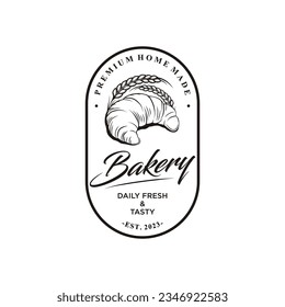Bakery logo, Cake Shop Label Vector Logo Stamp, Bakery bread and cakes vector design logo