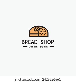 Bakery Logo Design Bake and Cake Pastry Simple Homemade Badge Template