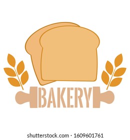 Bakery logo design. Bread symbol - Vector illustration
