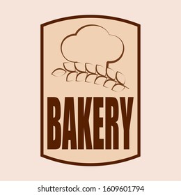 Bakery logo design. Bread symbol - Vector illustration