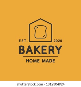 Bakery Logo Design. Bread Symbol. Bakery Homemade Logo. 