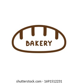 Bakery logo design. Bread vector. bread symbol. wallpaper. free space for text. bread logo design.