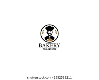 Bakery logo design concept vector illustration