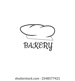 Concepto de diseño de logotipo de panadería. logotipo de panadería para negocios