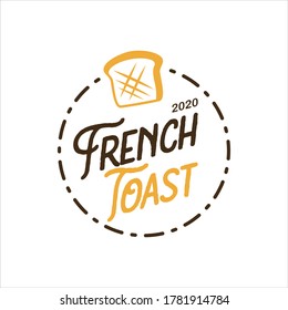 Bakery Logo Design French Toast Vector, Organic Tasty Bread Shop template And Inspiration