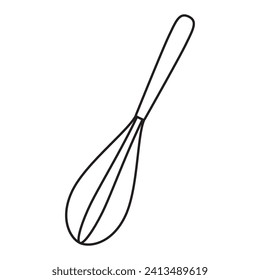 Bakery logo design. Bakery sign vector. Whisk logo design.