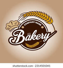 Bakery logo design, suitable for bakery and cake business branding