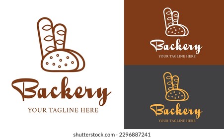 Bakery Logo Design Template, Suitable For Brand Or Street Food Logo