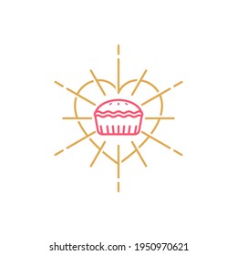 Bakery logo design vector illustration, Creative Bakery logo design concept template, symbols icons
