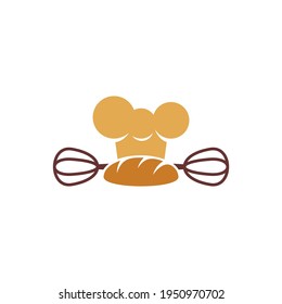 Bakery logo design vector illustration, Creative Bakery logo design concept template, symbols icons