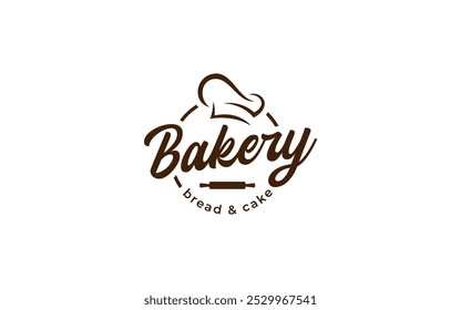 bakery logo design vector illustration