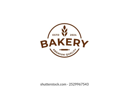 bakery logo design vector illustration