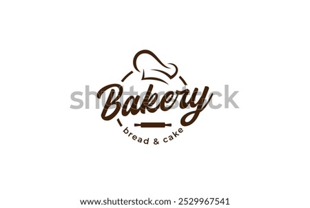 bakery logo design vector illustration