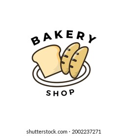 Bakery Logo Design Vector Template