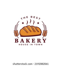 Plantilla de vectores de diseño de logotipo de panadería