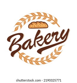 Bakery Logo Design Wheat Bread Concept Stock Vector (Royalty Free ...