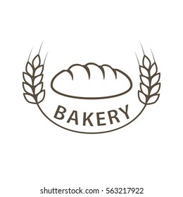 Bakery logo. Hand Drawn.