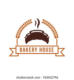 bakery logo, bakery icons set, bakery labels, bread, pastry