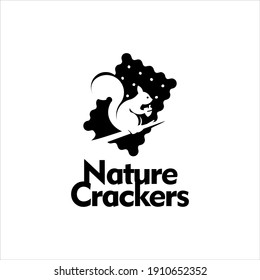 Bakery Logo Ideas Cookie Crackers Vector,  Pastry Shop, Food Graphic Design Element