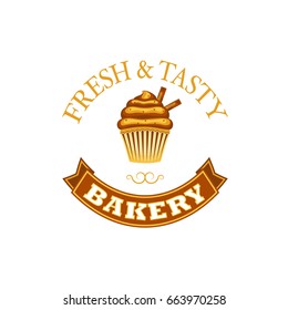 Bakery logo, label, banner.